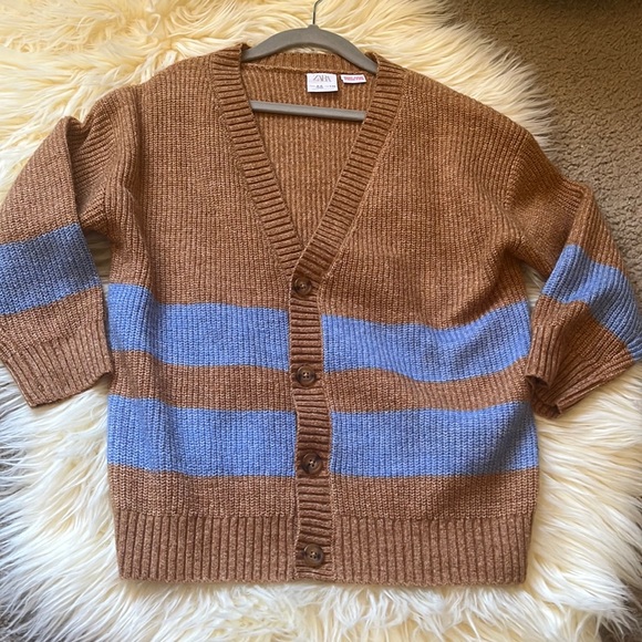 Zara baby striped knit cardigan - Picture 2 of 7
